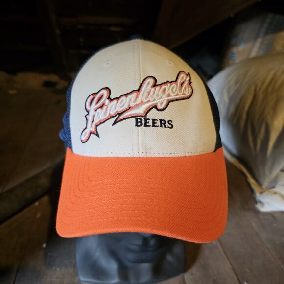 Vintage Leinenkugel Leinie's Dad Beer Brewery One Size Strapback Hat - Picture 1 of 4